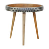 Load image into Gallery viewer, Rodas Side Table, Oak &amp; Bone Inlay Large - Broxle