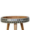 Load image into Gallery viewer, Rodas Side Table, Oak &amp; Bone Inlay - Broxle