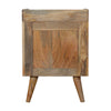 Load image into Gallery viewer, Rodas Bedside Table, Nordic Oak &amp; Bone Inlay - Broxle