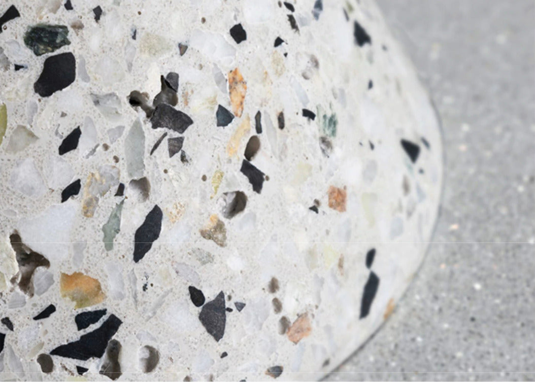 Terrazo -  Industrial Art Deco Stone Pendant Light - Broxle