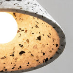 Terrazo -  Industrial Art Deco Stone Pendant Light - Broxle