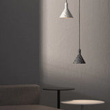 Terrazo -  Industrial Art Deco Stone Pendant Light - Broxle