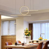 Danica - Modern Minimalist LED Ring Strip Chandelier