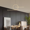 Danica - Modern Minimalist LED Ring Strip Chandelier