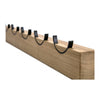 Vega Wall Coat Rack - Oak Wood - Broxle