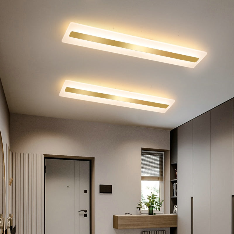 Aster - Minimalist Rectangular LED Ceiling Light - Broxle