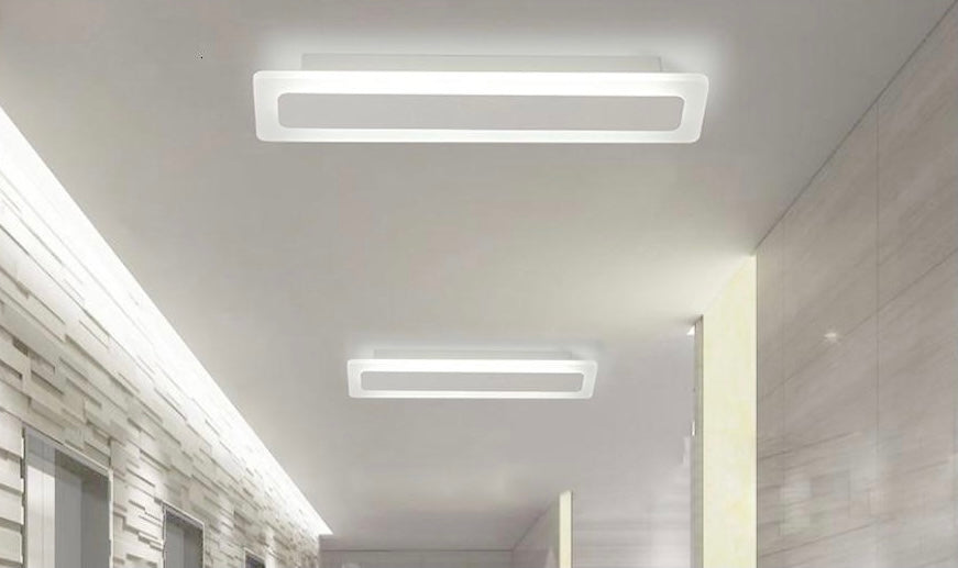 Aster - Minimalist Rectangular LED Ceiling Light - Broxle