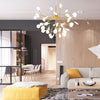 Robinia Leaf - Modern Glass Chandelier - Broxle