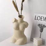 Eros Sculptured Ceramic Abstract Body Vase - Broxle