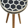 Load image into Gallery viewer, Mina Side Table, Bone Inlay Tripod - Broxle