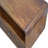 Apsel Media Unit, Curved Chestnut