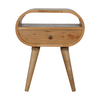 Load image into Gallery viewer, Olga Bedside Table, Oval Oak - Broxle