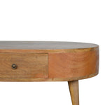 Parker Coffee Table, Timeless Rounded Solid Oak - Broxle