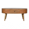 Load image into Gallery viewer, Parker Coffee Table, Timeless Rounded Solid Oak - Broxle