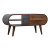 Olga Media Unit, Oval Chestnut - Broxle