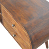 Olga Media Unit, Oval Chestnut - Broxle